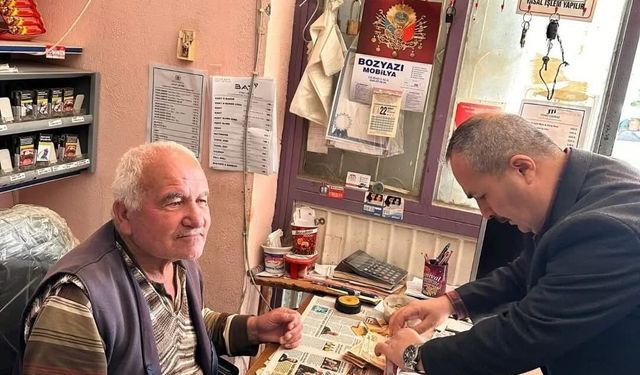 Bozyazı'da minikler veresiye defterindeki borçları ödedi