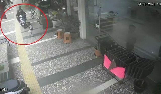 Küçük çocuk işyerinden fırladı, yaralandı