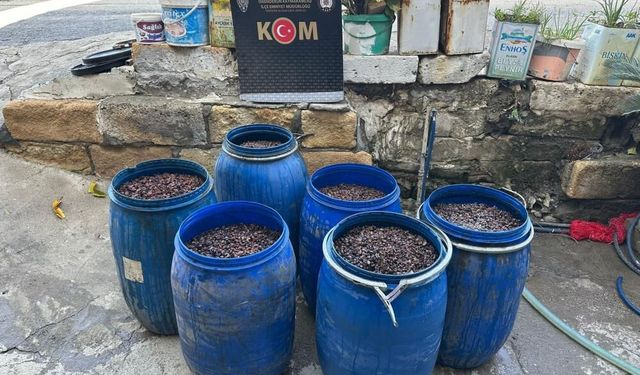 Hatay'da 790 litre sahte içki ele geçirildi