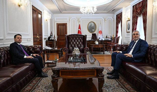 Adalet Bakanı Gürlek, Çalışma Bakanı Işıkhan bir araya geldi