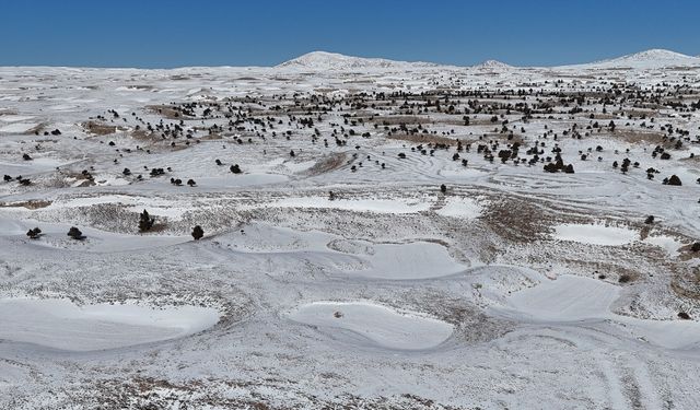 Toroslar ‘da obruklar karla doldu üretici sevindi