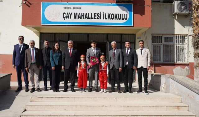 Milli Eğitim Müdürü Özdemirci'den Akdeniz'de okul ziyareti