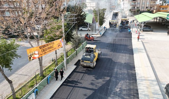 208. Cadde’de yol yapım çalışmaları tamamlandı