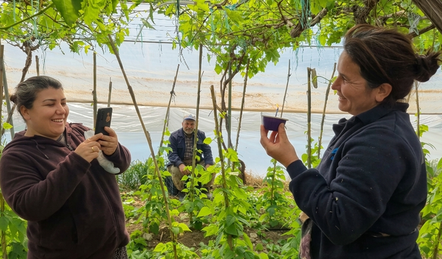 Tarım işçisi kadına unutulmaz doğum günü
