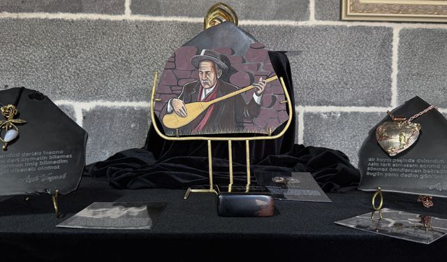 Obsidyen taşlarında Aşık Veysel izleri