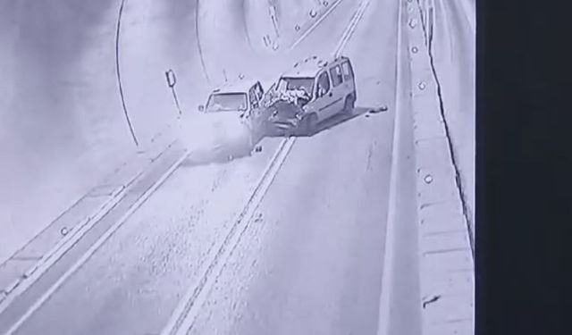 Tünel kazasında 7 kişi yaralandı