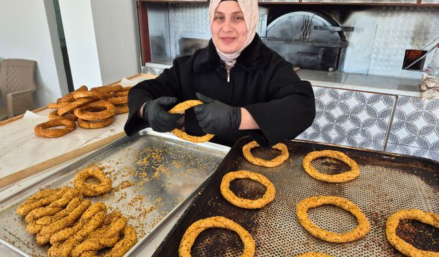 3 çocuk annesi Gamze, baba mesleği fırıncılığı sürdürüyor
