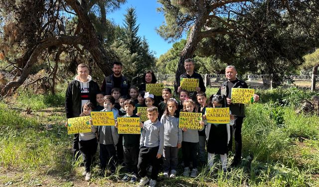 Miniklerden ‘Her Fidan Bir Nefes’  etkinliği