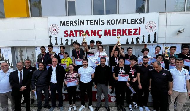 Mersin, satrançta bölge şampiyonlarına ev sahipliği yaptı