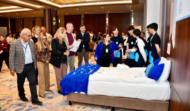 Silifke'deki öğrencilerden 'En İyi Kat Hizmetleri' yarışması