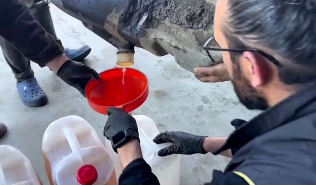 Bu kez aracın yakıt deposundan çıktı