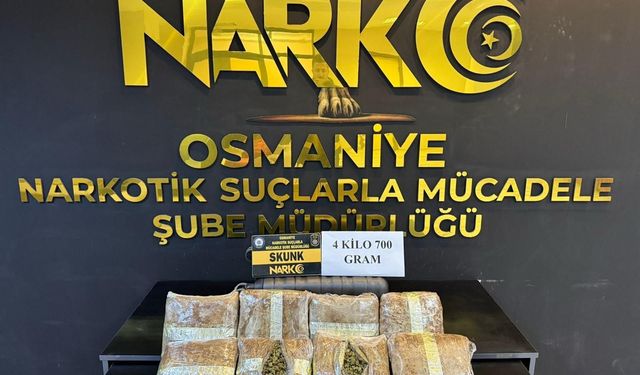 Osmaniye’de 3 araçta uyuşturucu operasyonu: 5 tutuklama