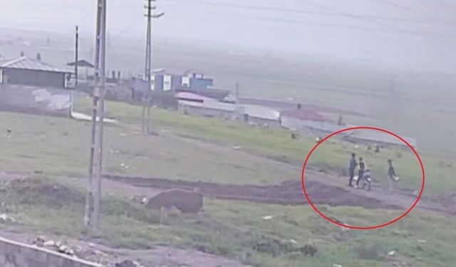 Boş arazide silahla ateş eden çocuk öğrenci çıktı