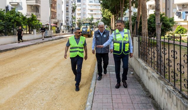 Mezitli’de yollar altyapı iyileştirmeleriyle yenileniyor