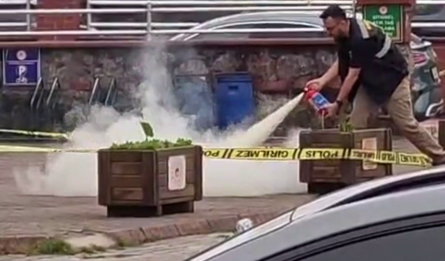 'Elimde bomba var' diye bağırdı, gözaltına alındı