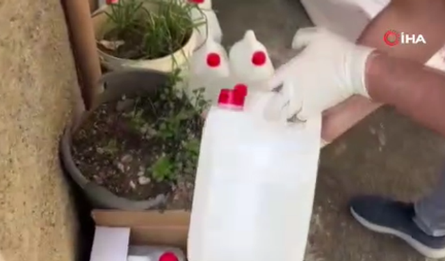 Adana’da kaçak alkol operasyonu