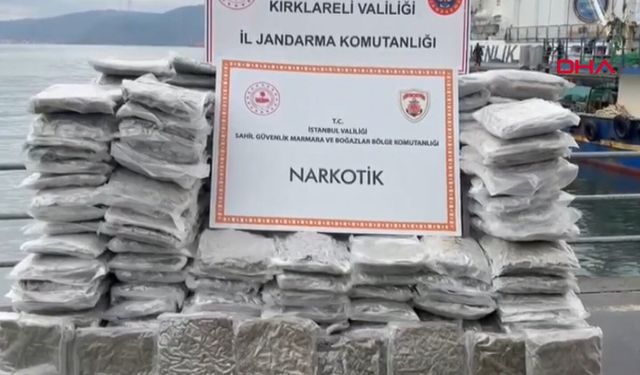 İçişleri Bakanlığı: İstanbul açıklarında 200 kilo skunk ele geçirildi, 6 şüpheli gözaltına alındı