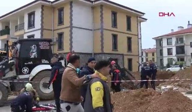 Göçük altında kalan işçi hayatını kaybetti