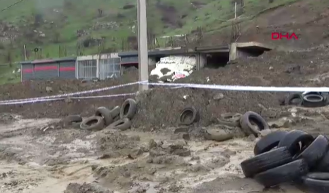 Aynı bölgede 2 ayda ikinci heyelan gerçekleşti
