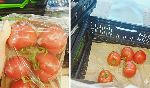 Zincir marketlerde küflü sebze ve bozuk ürünler