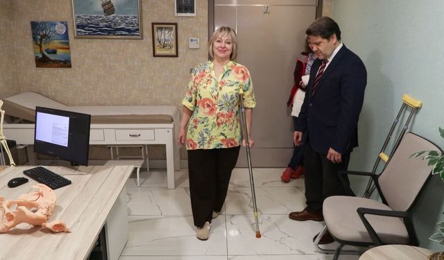 ‘Yürüyemezsin’ denilen Natalya, Türkiye’de yürüyüşe çıktı