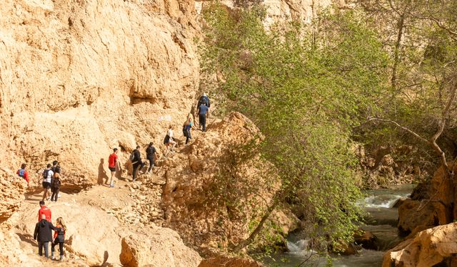 Lamos Kanyonu’nda maraton tanıtım koşusu yapıldı