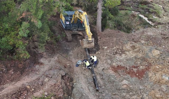 MESKİ’den zarar gören içme suyu hattına müdahale