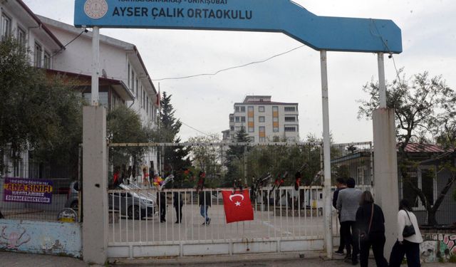 Kahramanmaraş’ta saldırı sonrası Ayser Çalık Ortaokulu taşındı