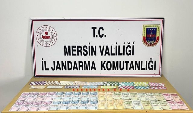 Mersin'de kumar operasyonu