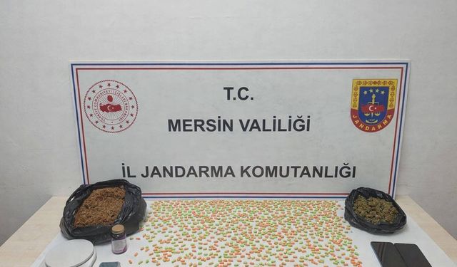 Erdemli’de jandarmadan yasaklı madde darbesi