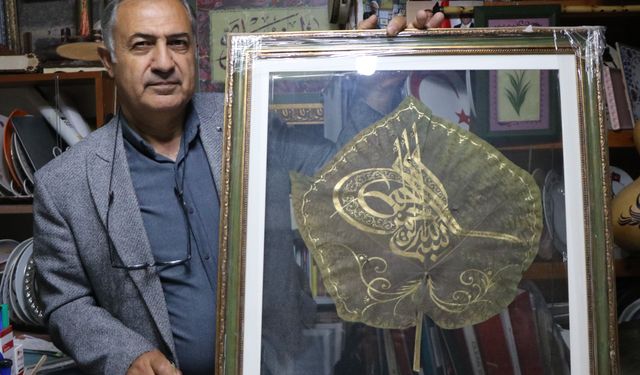 Yapraklara işlenen sanat: 25 yıllık kaligrafi yolculuğu
