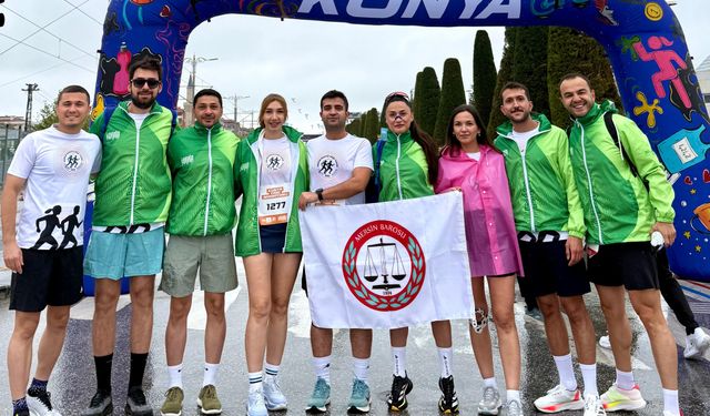 Mersin Barosu maratonu tamamladı
