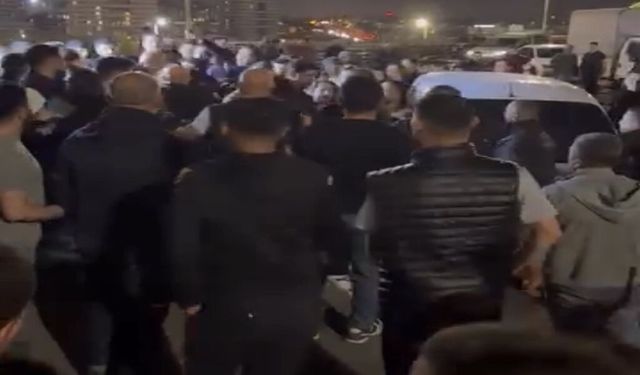 Halde korku dolu gece, 13 polis yaralandı