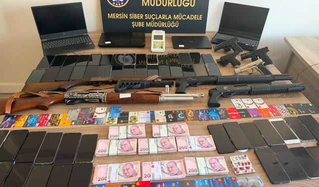 Mersin merkezli 7 ilde dev operasyon