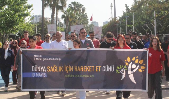 Mersin’de 10 Mayıs’ta Yenişehir’de sağlık yürüyüşü
