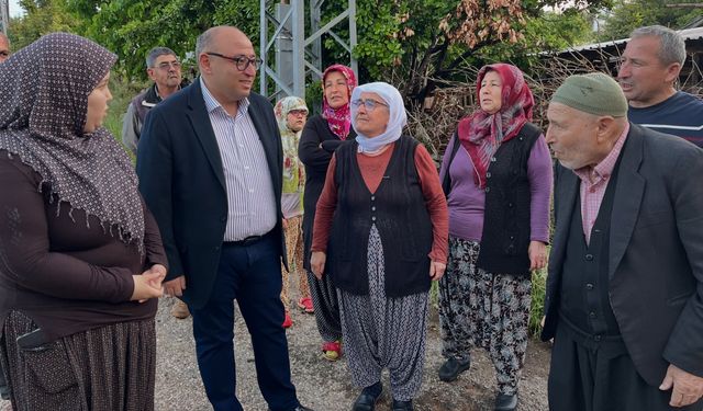 Erdemlide yağış sonrası seferberlik