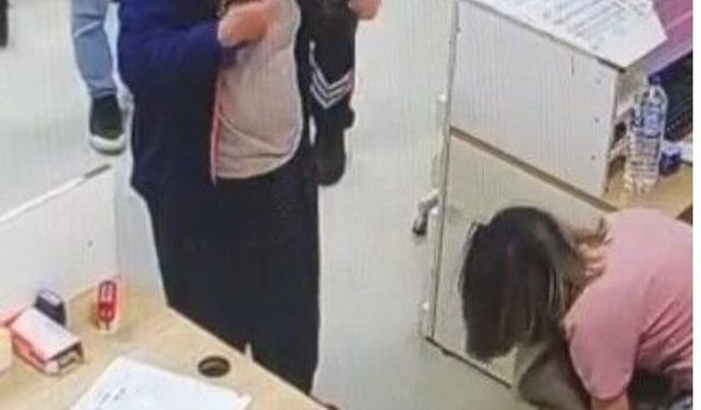 Hemşirenin hayat kurtaran müdahalesi kamerada
