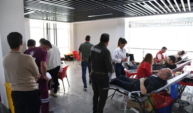 Orman Bölge Müdürlüğü personelinden kan bağışına destek