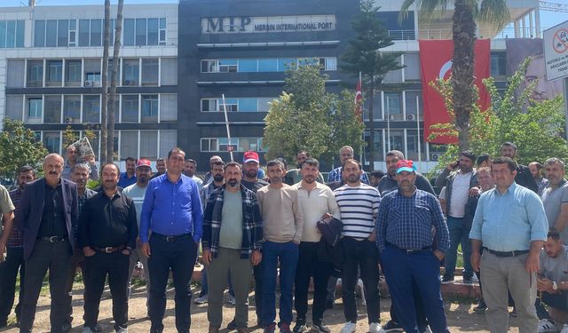 Mersin Limanında eylem sürüyor, Mersin duymuyor