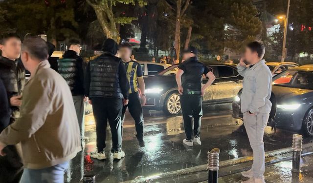 Galatasaray kutlamalarında gerginlik yaşandı