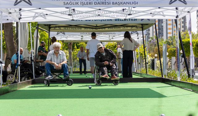 Bocce turnuvasında engeller değil başarılar yarıştı