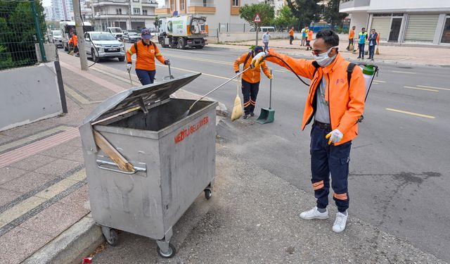 Mersin’de bayram öncesi temizlik seferberliği