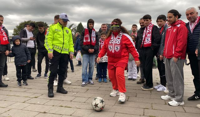 Samsun Emniyeti’nden Samsunspor - Galatasaray maçı öncesi alkol gözlüğü uygulaması