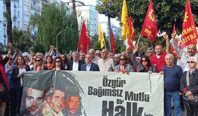 Deniz Gezmiş, Yusuf Aslan ve Hüseyin İnan Mersin’de anıldı