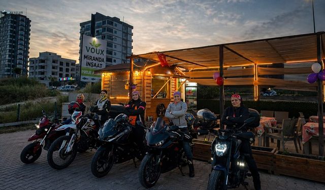 Motosiklet tutkusu kadınları buluşturdu