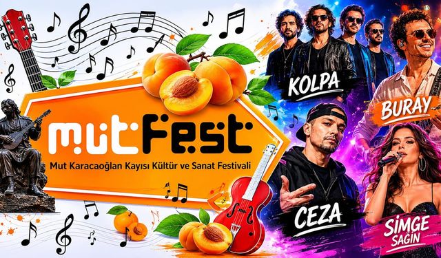 64. Mut Karacaoğlan Kayısı Kültür ve Sanat Festivali için geri sayım başladı