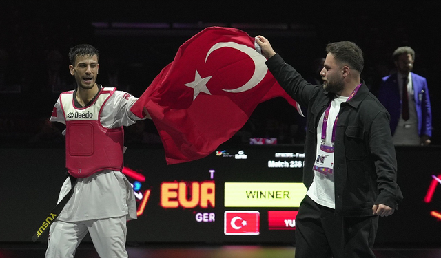 Yusuf Yünaçtı, Avrupa Para Tekvando Şampiyonası'nda altın madalya kazandı