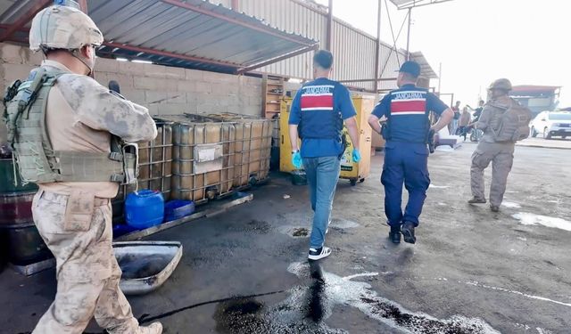 Toprağa gömülü tankta 4 bin 248 litre kaçak akaryakıt ele geçirildi