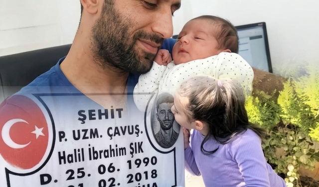 Kahramana hüzün ve gurur dolu Babalar Günü kutlaması