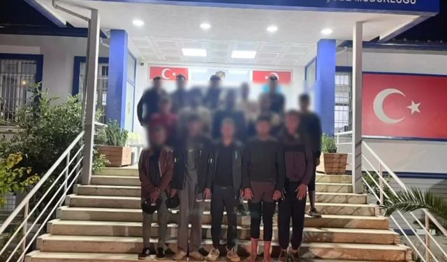 Kaçak göçmen taşıyan araçlara baskın: 24 kişi yakalandı